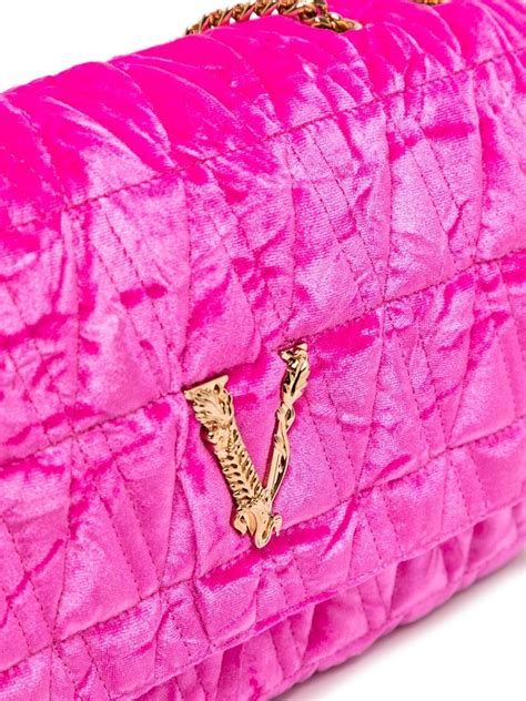 versace kulturtasche pink|farfetch Versace bag.